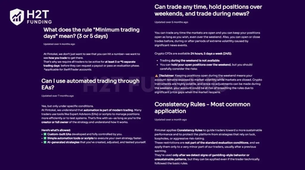Fintokei general guidelines and allowed practices