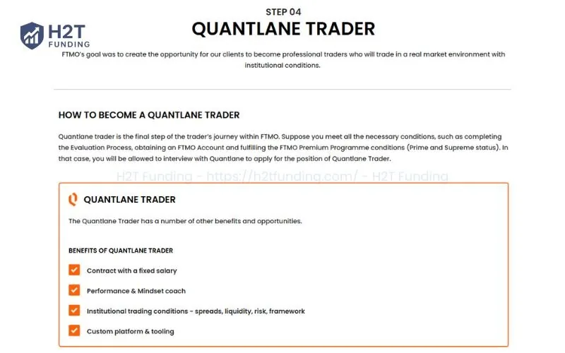 For elite traders, there’s an opportunity to graduate to Quantlane