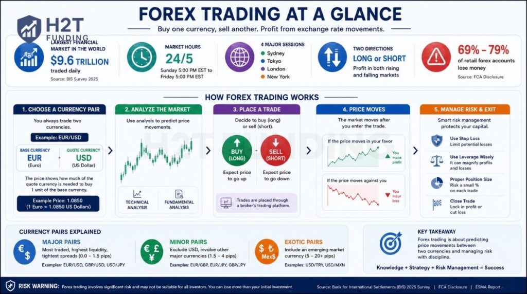 Forex trading at a glance