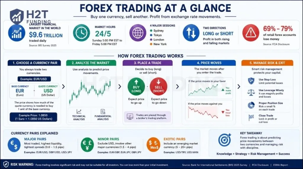Forex trading at a glance