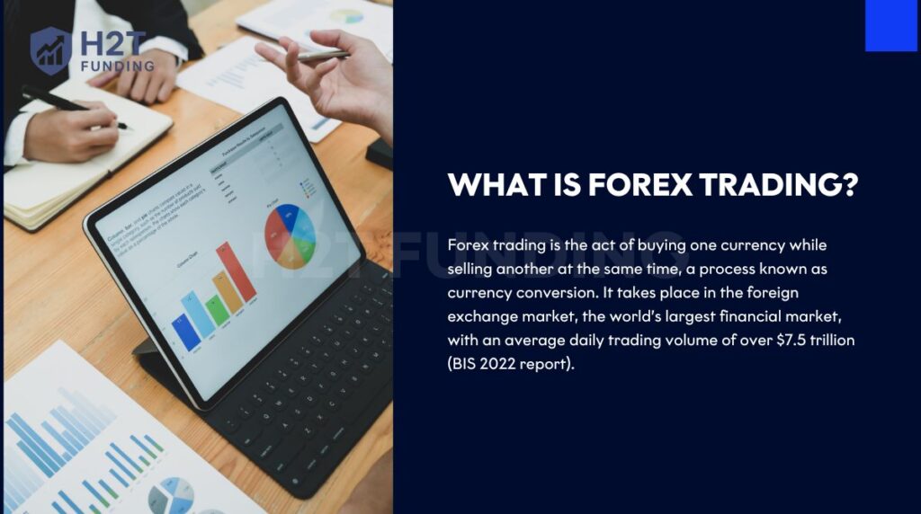 Forex trading is the act of buying one currency while selling another at the same time