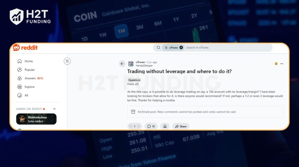 Forex without leverage Reddit