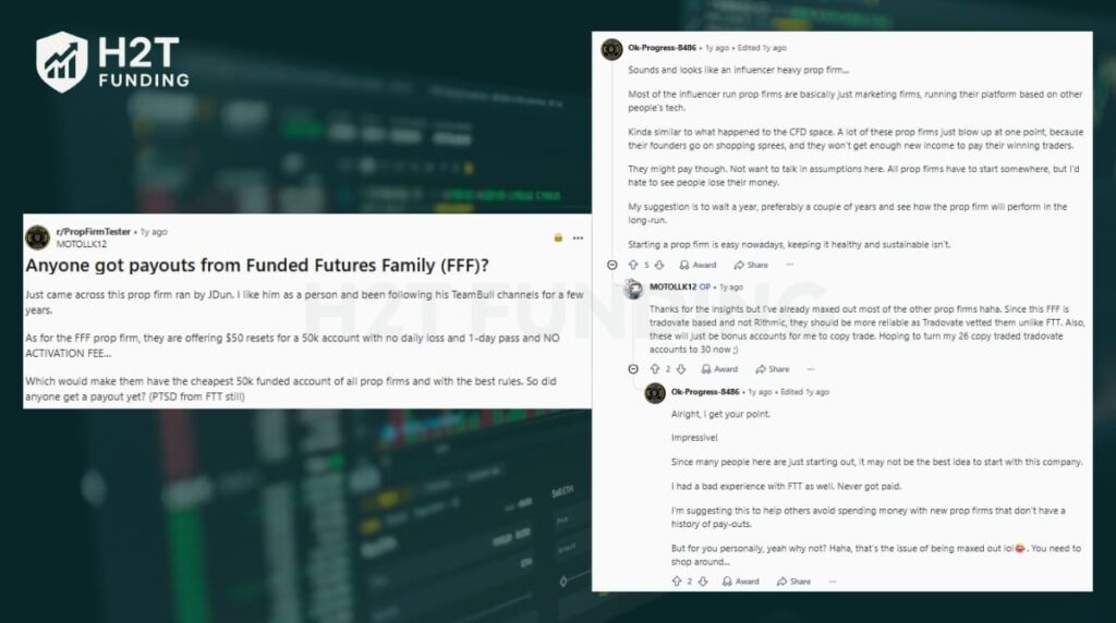 Funded Futures Family review Reddit