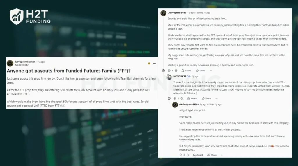 Funded Futures Family review Reddit