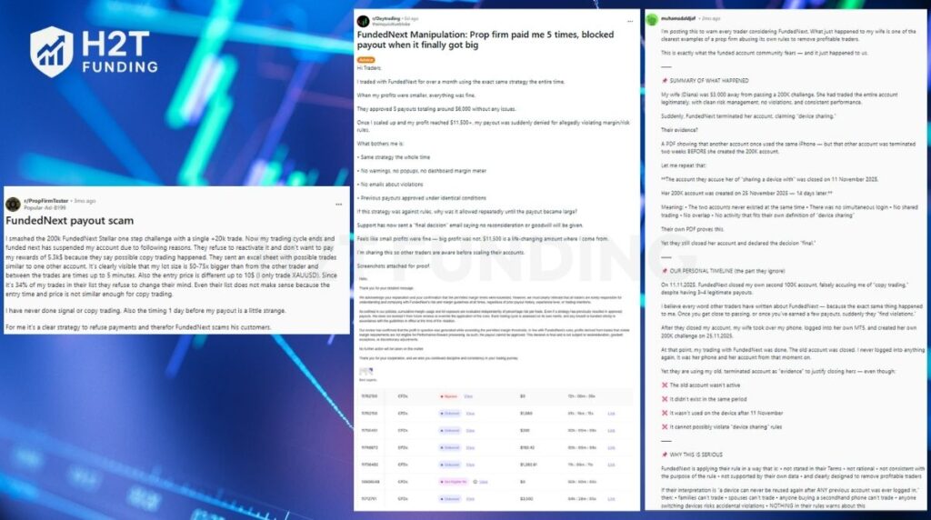 Funded Next payout rules Reddit 