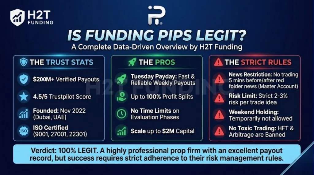 Funding Pips at a glance: The trust stats, pros, and strict rules you must know