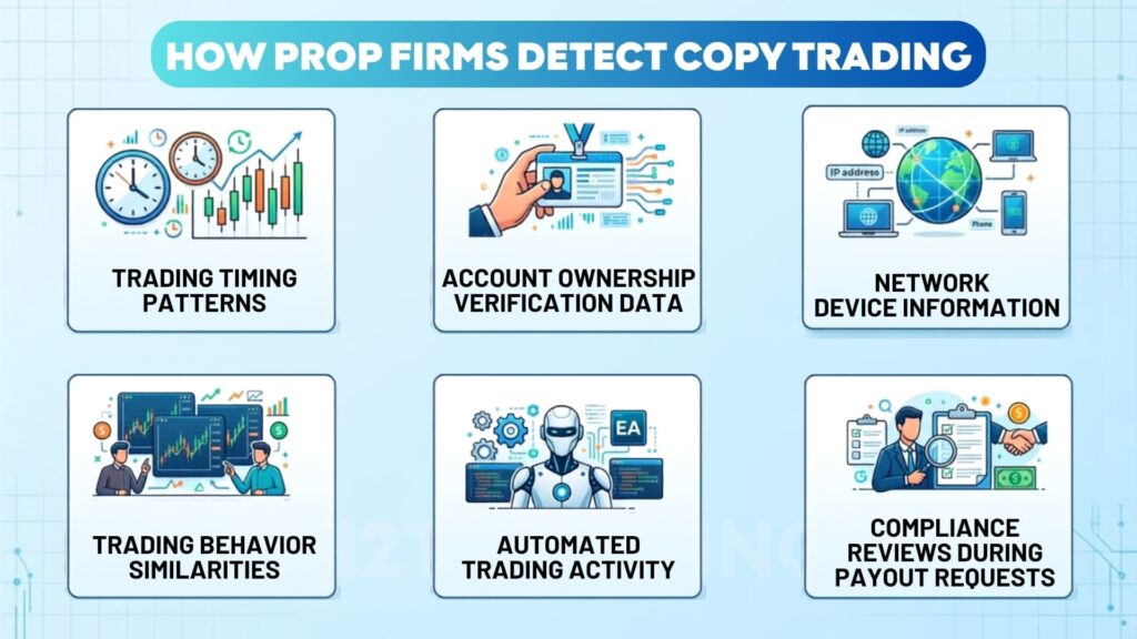 How prop firms detect copy trading