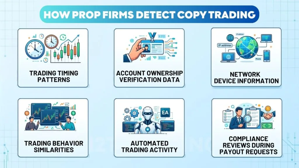 How prop firms detect copy trading