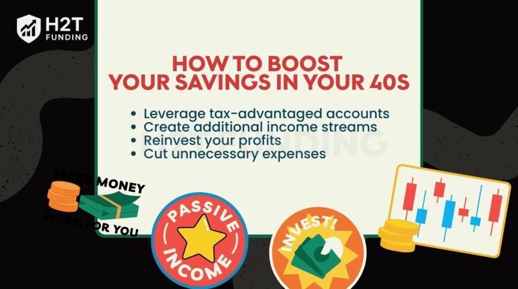 How to boost your savings in your 40s
