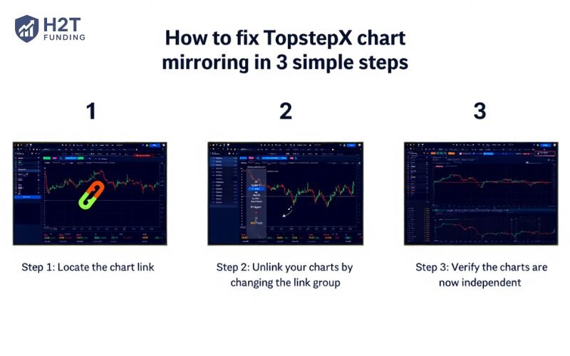 How to fix TopstepX chart mirroring in 3 simple steps