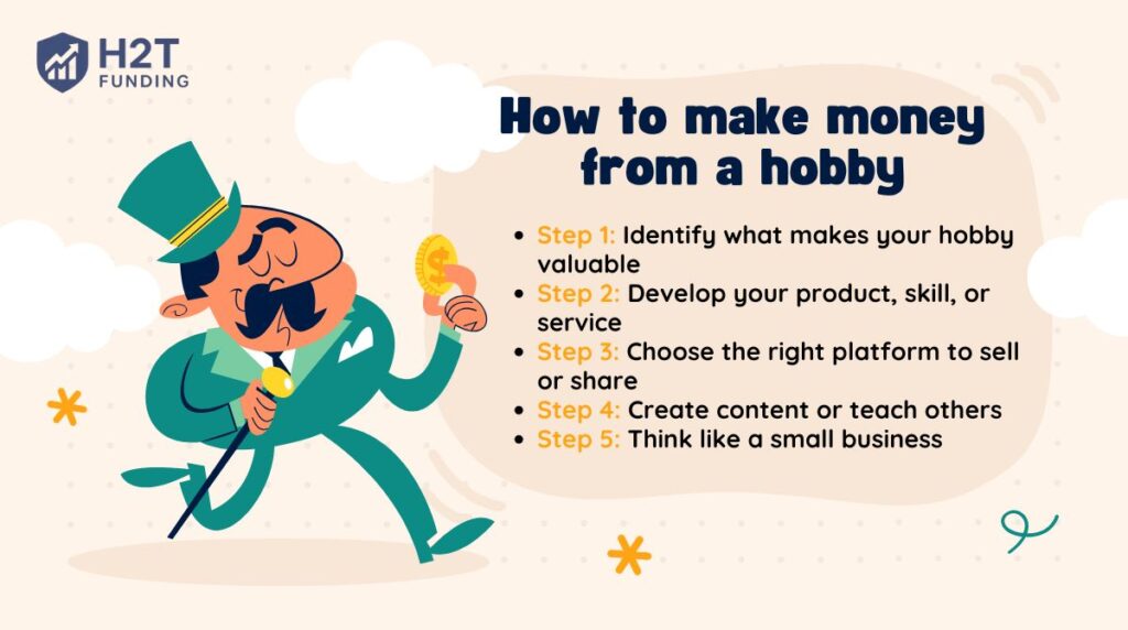 How to make money from a hobby