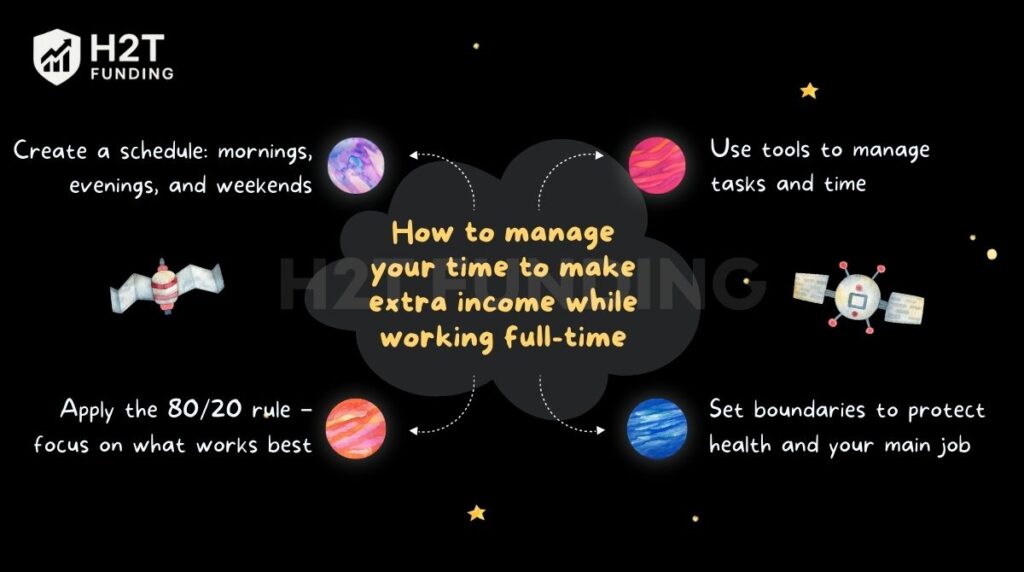 How to manage your time to make extra income while working full-time