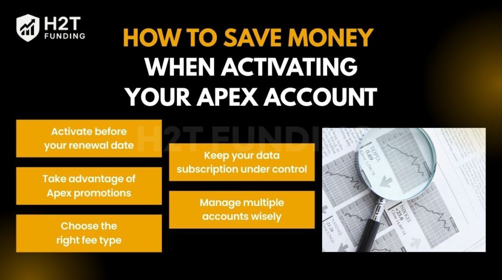 How to save money when activating your Apex account