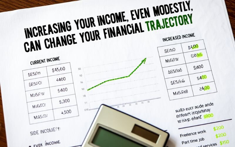 Increasing your income, even modestly, can change your financial trajectory