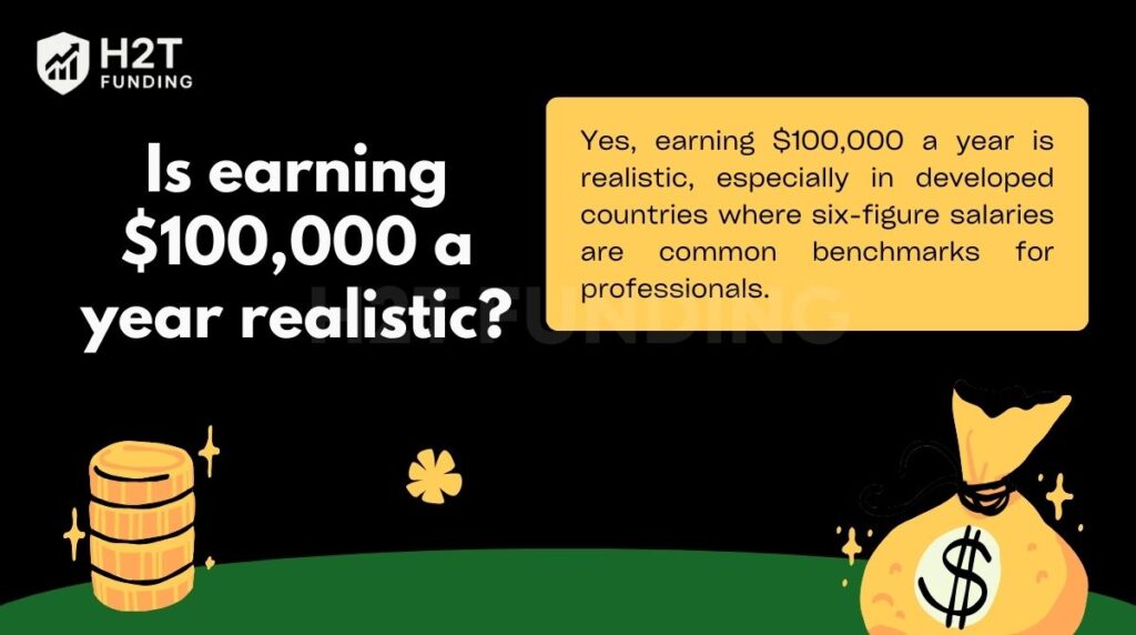 Is earning $100,000 a year realistic