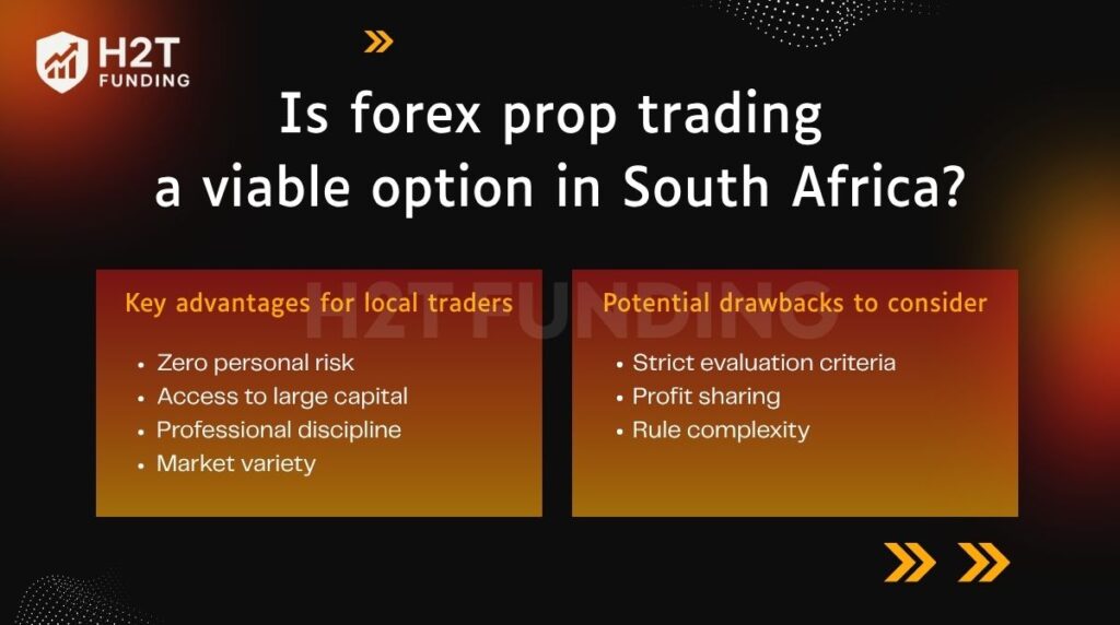 Is forex prop trading a viable option in South Africa