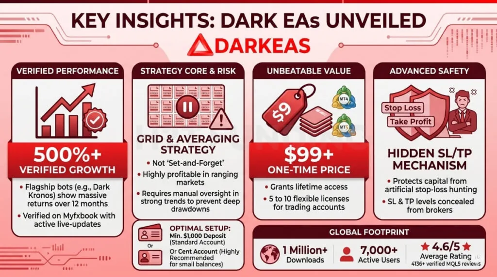 Key insights about DarkEAs