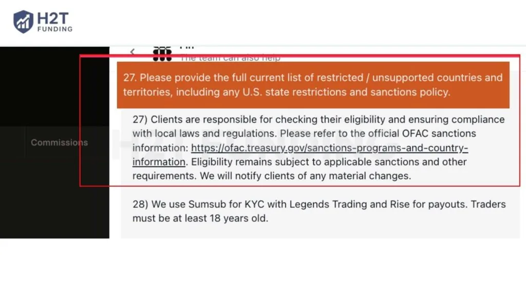Legends Trading Live Chat Support about Restricted Countries Information (October 2026)