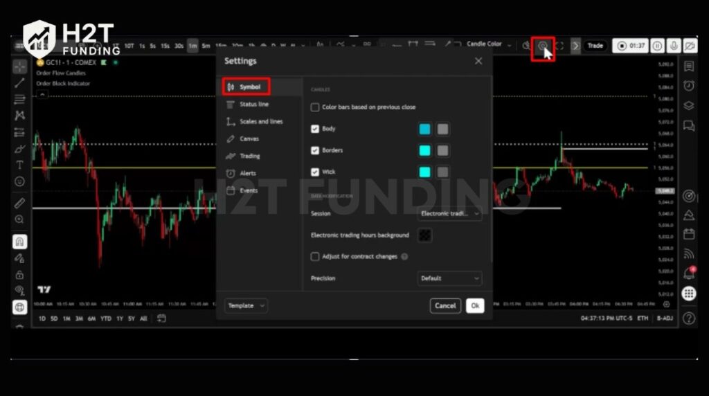 Navigating the Symbol Tab