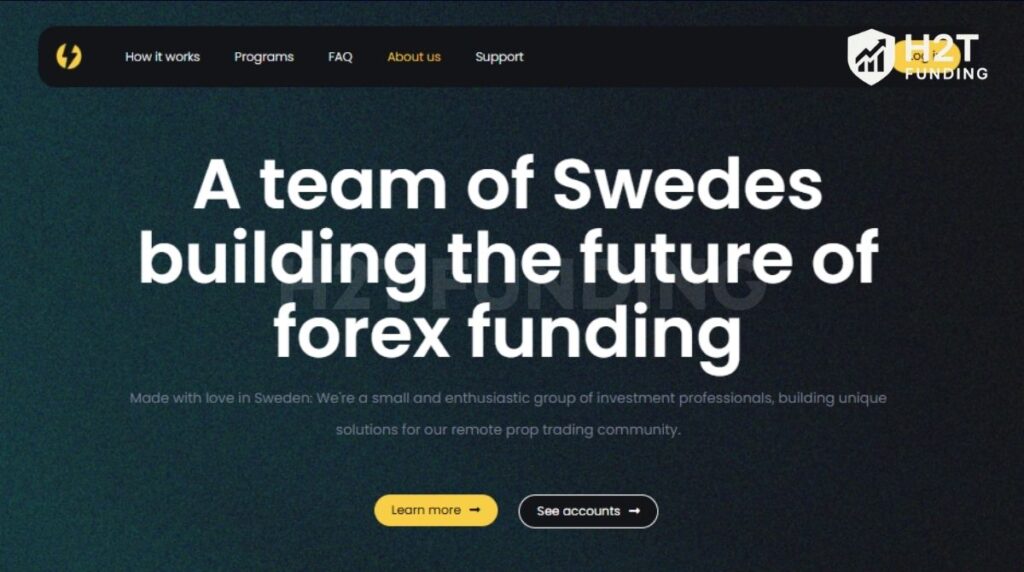 Nordic Funder is a Sweden-based proprietary trading firm that was officially established in November 2021
