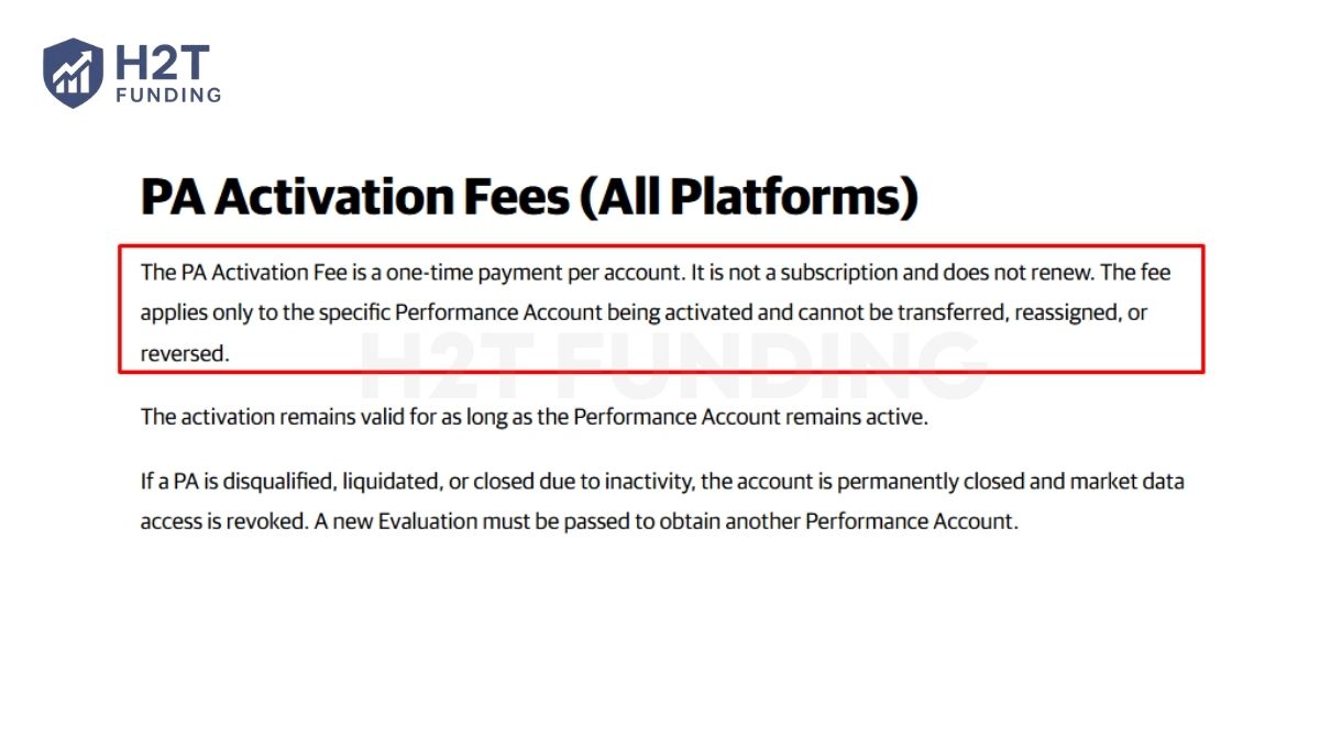 Apex Trader Funding Activation Fee: Fees & What to Expect