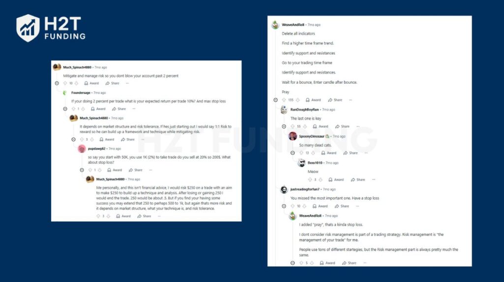 Opinions from the Reddit community