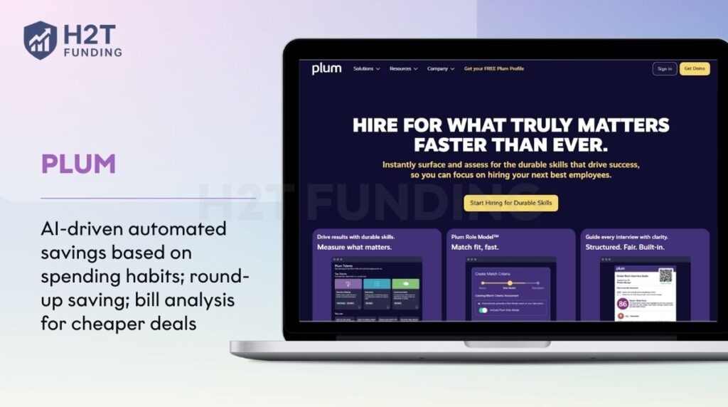 Plum - Best for automated savings & investments