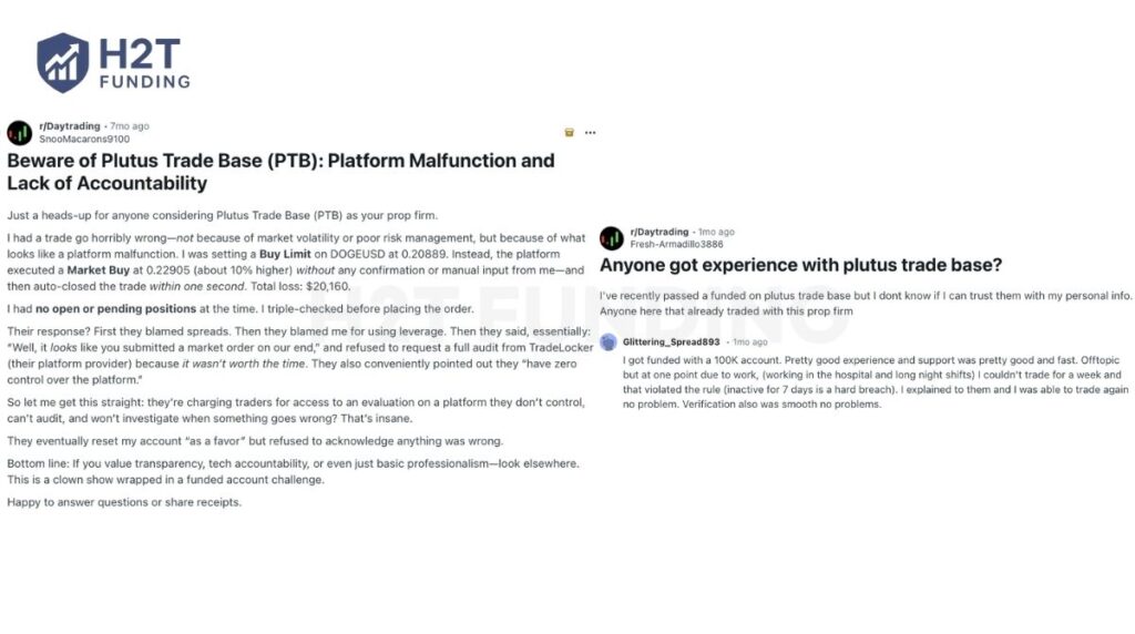 Plutus Trade Base Reddit reviews