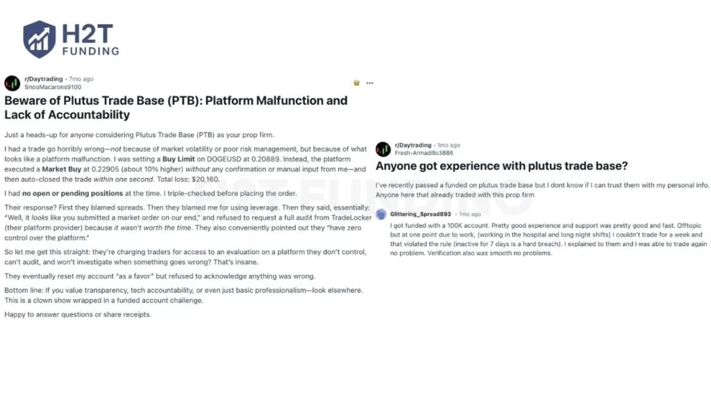 Plutus Trade Base Reddit reviews