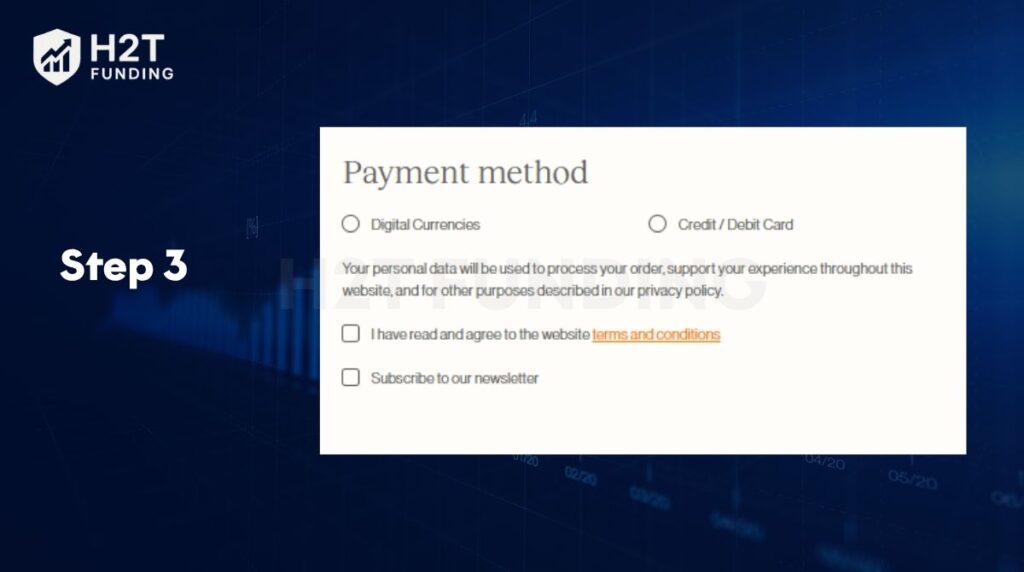 Provide payment information