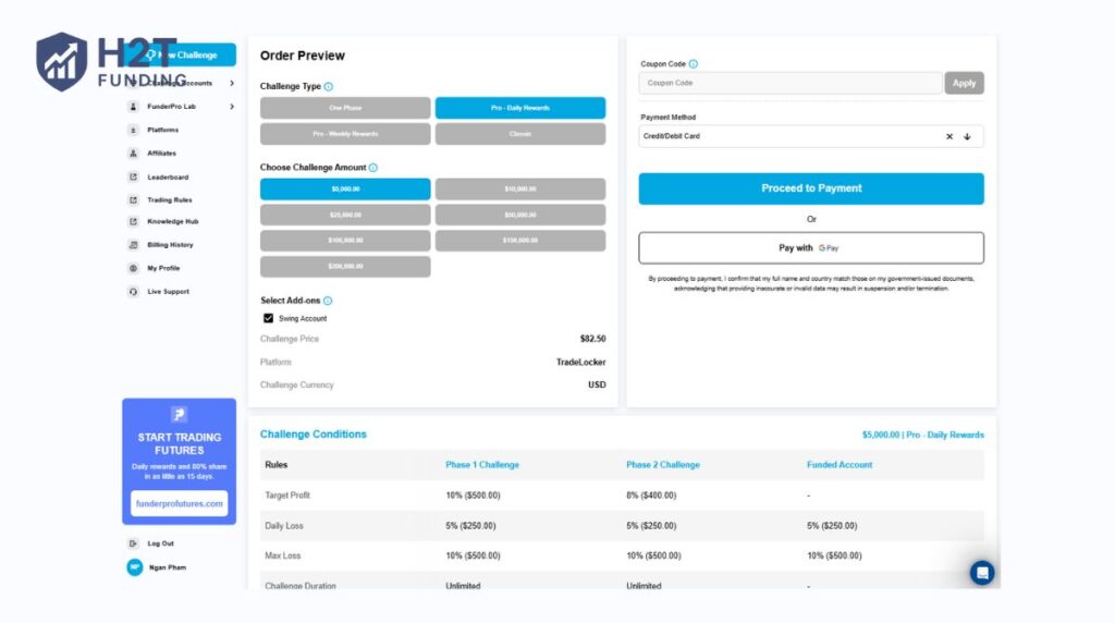 Purchase your challenge