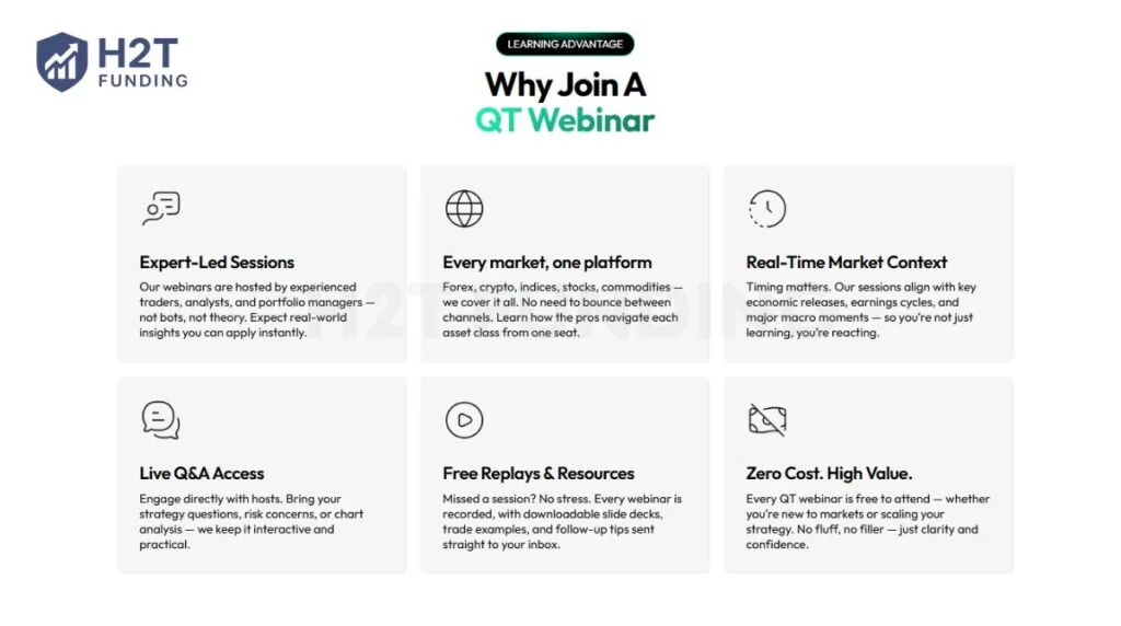 QT Funded live webinars