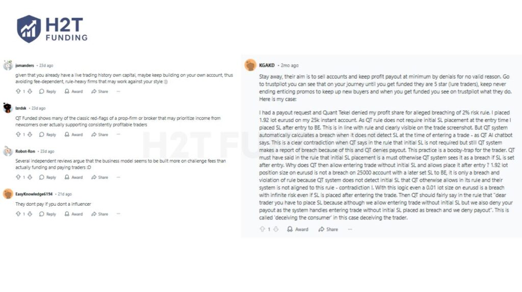 QT Funded reviews Reddit