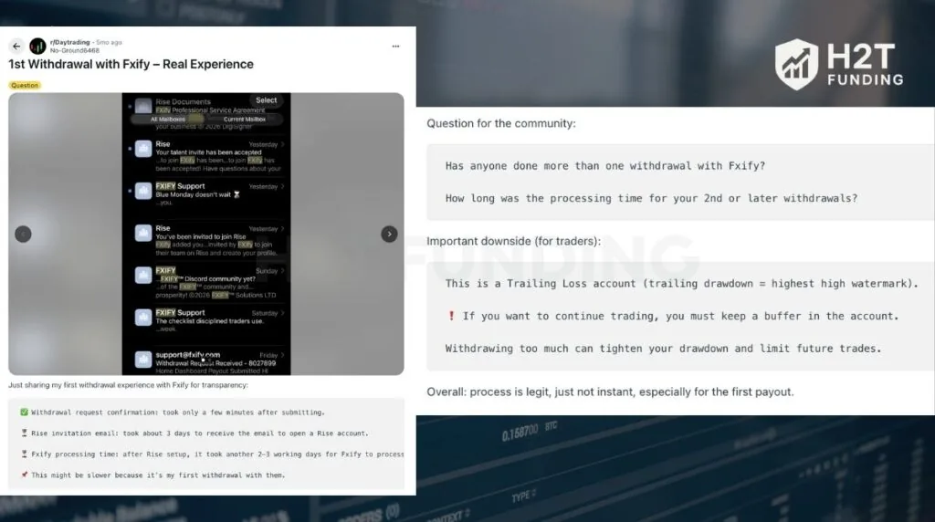 Real experience about 1st withdrawal with FXIFY