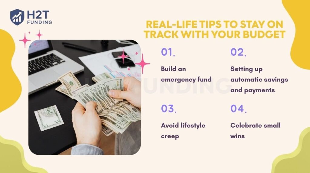 Real-life tips to stay on track with your budget