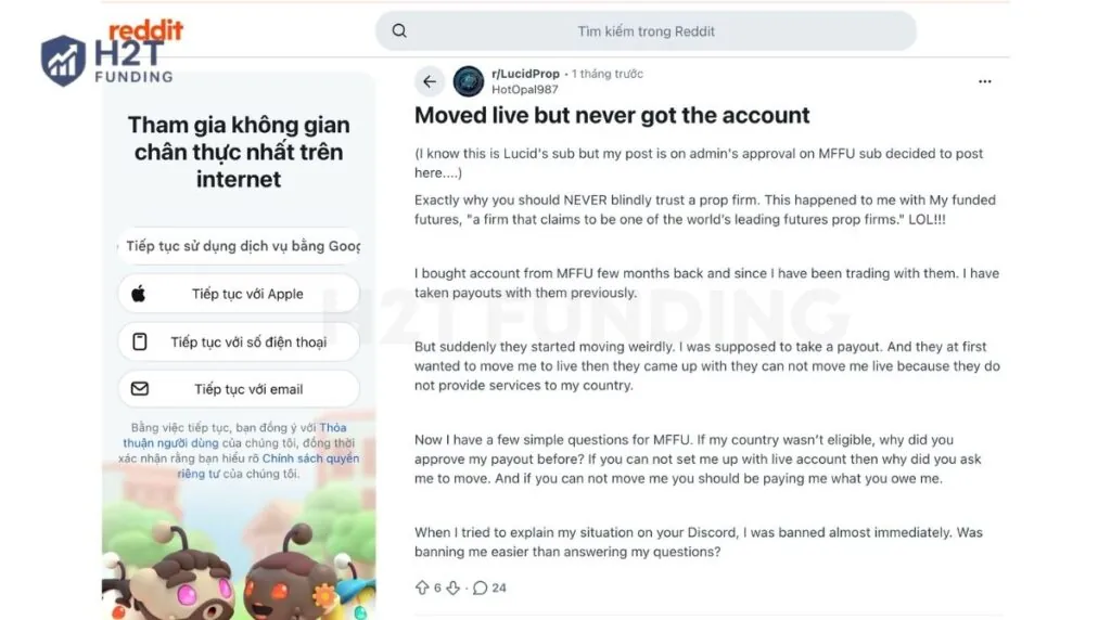 Reddit post about a Live transition issue (Last updated: September 9, 2026)
