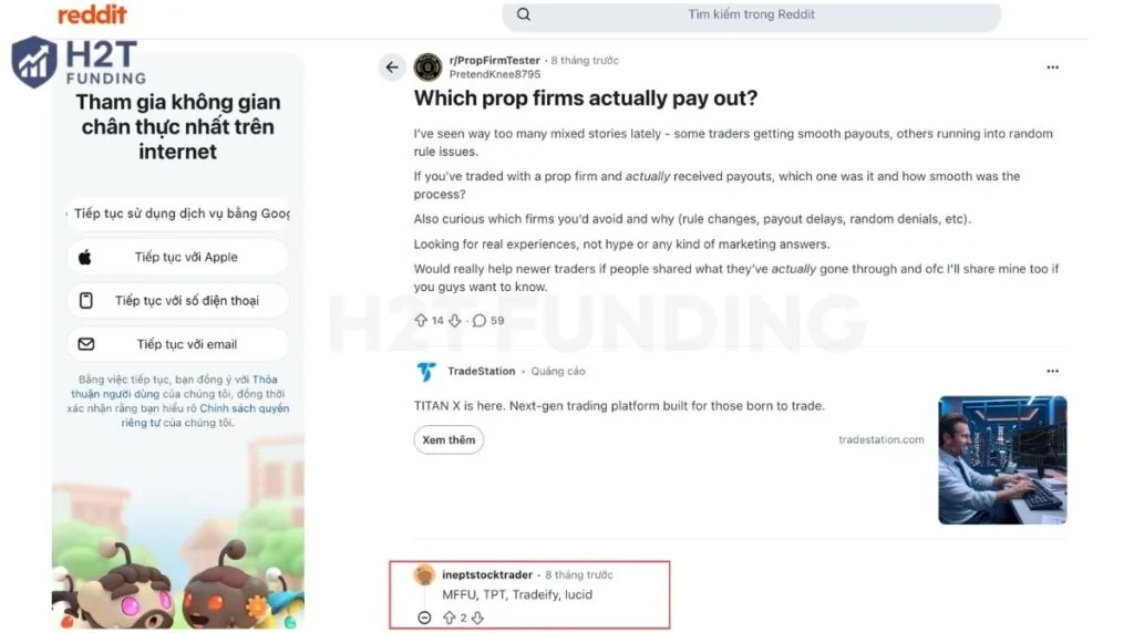 Reddit thread on prop firm payouts (Last updated: September 9, 2026)