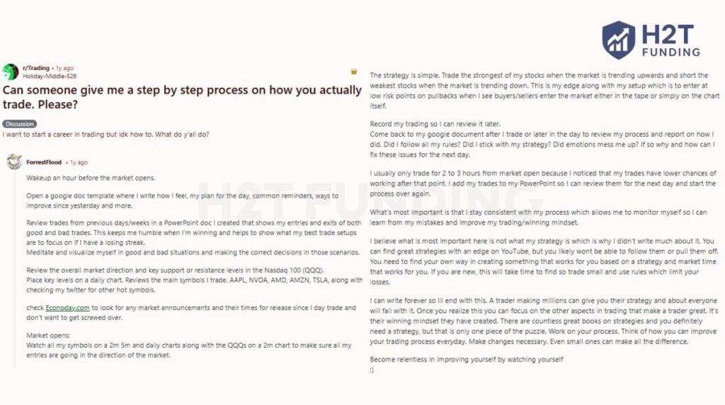 Reddit traders share step by step processes for learning how to trade