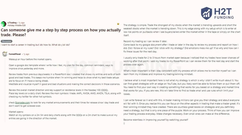 Reddit traders share step by step processes for learning how to trade