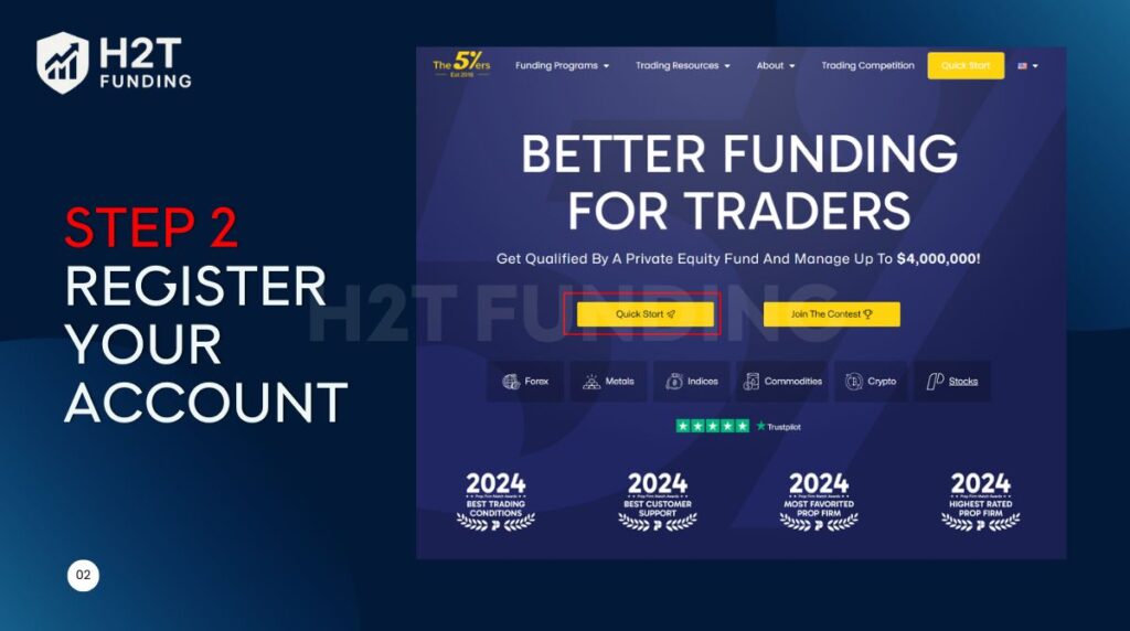 Register your account