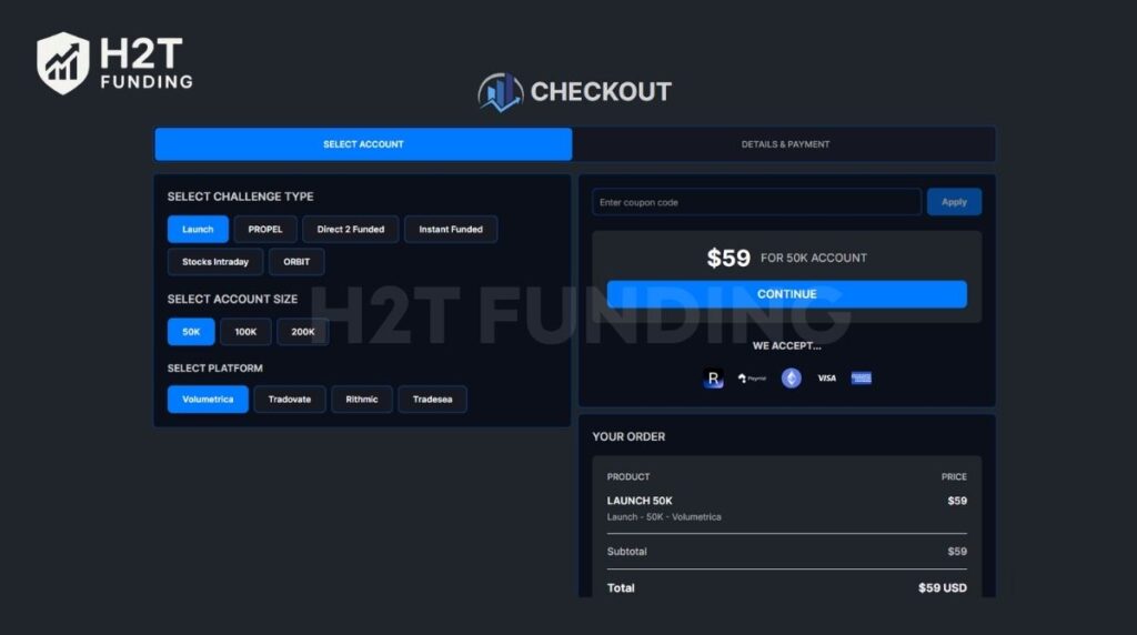 Select your evaluation parameters