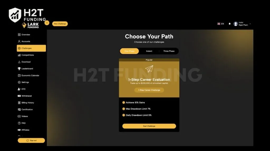 Select your funding path