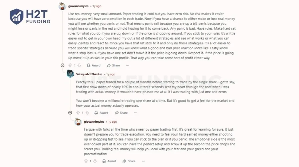 Should you start with a demo account or a tiny live account