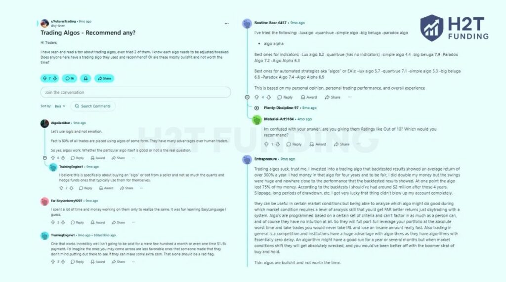 SimpleAlgo Reddit reviews