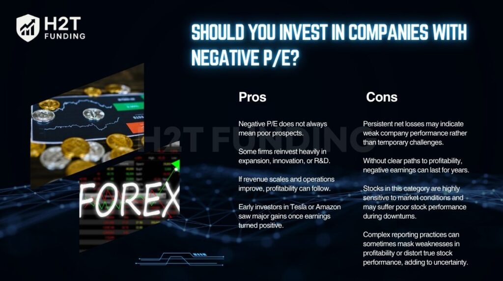 Some negative P/E stocks turn into leaders, while others stay unprofitable