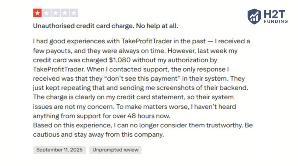 Some reviews on Trustpilot highlight issues with support and billing