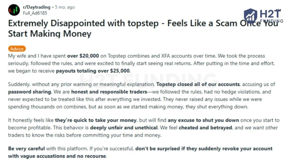 Some traders complain about fees and the strict enforcement of rules