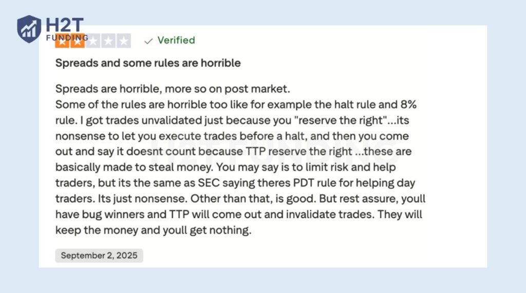 Some traders complain about high spreads, especially in post-market trading