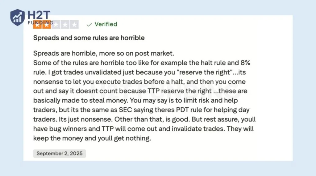 Some traders complain about high spreads, especially in post-market trading