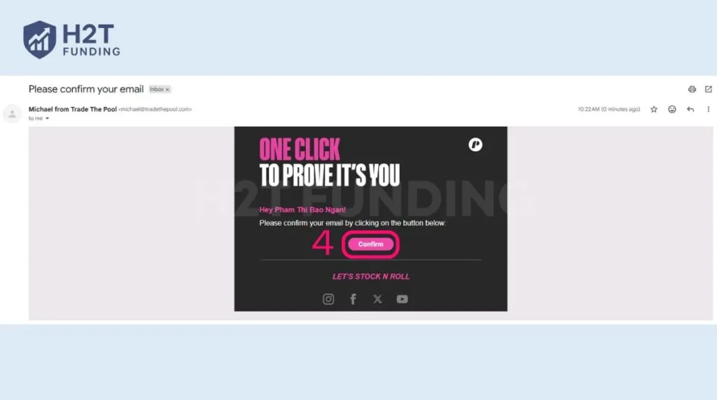 Step 3: Confirm your email
